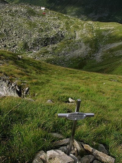 Kříž pro Pepu Straku na Fagaraši